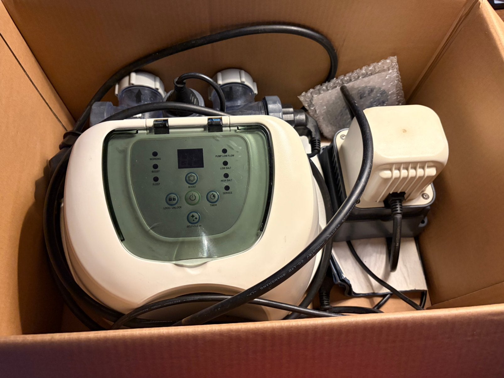 Intex zoutwater systeem elektrolyse CG-26668GS, Ophalen of Verzenden, Zo goed als nieuw