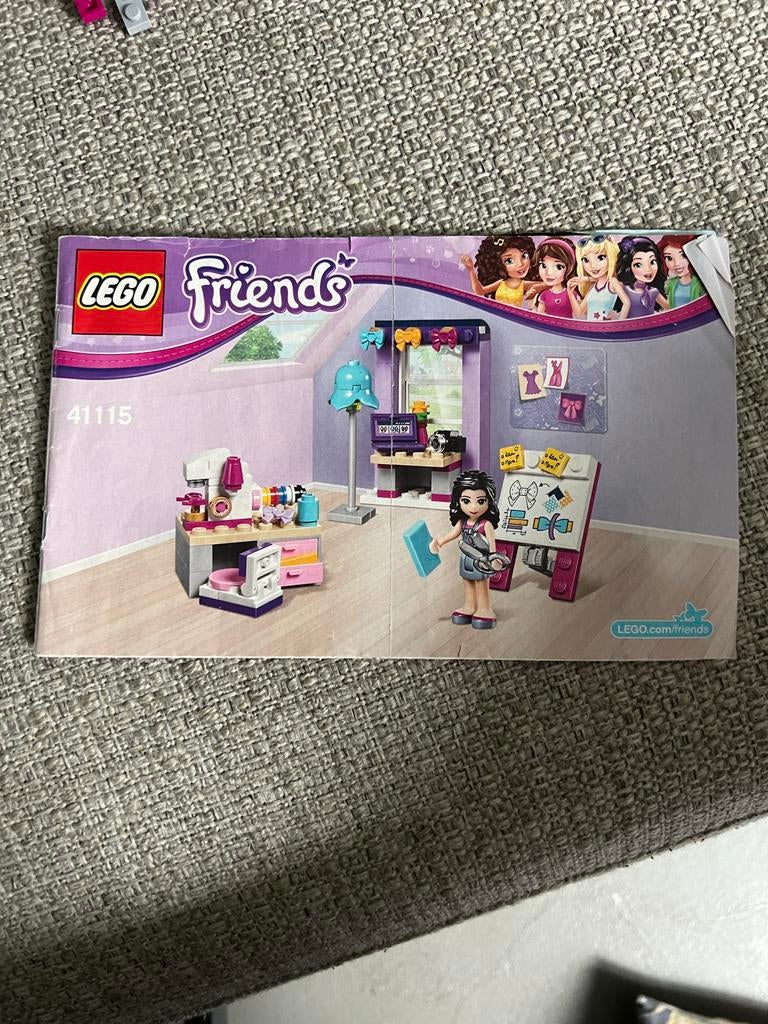 Lego Friends Emma's Atelier (41115), Gebruikt, Lego, Friends, Ophalen of Verzenden