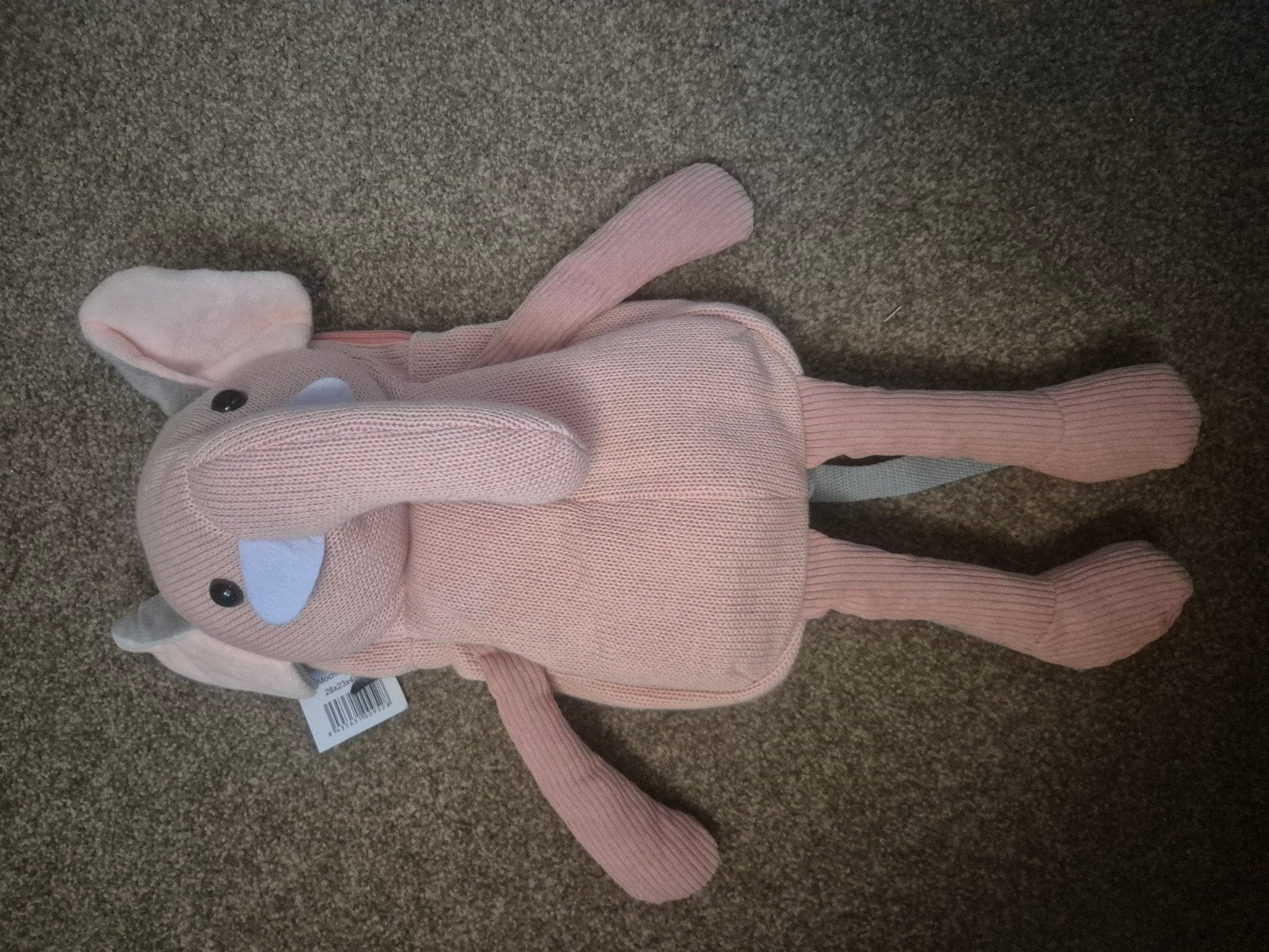 Roze Crochett's Mochila Scoty Olifant Rugzak, Ophalen of Verzenden