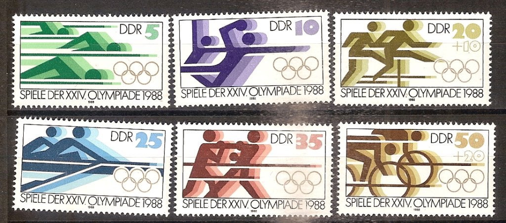 DDR 3183-3188 pf, Ophalen of Verzenden, DDR, Postfris