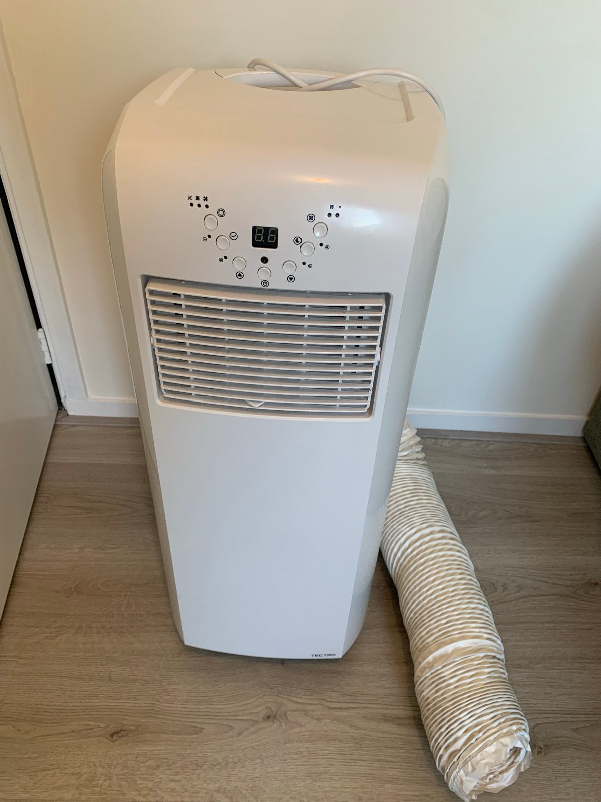 Mobiele airco te koop! Tectro TP 1020, Ophalen, Gebruikt, Minder dan 60 m³, 3 snelheden of meer