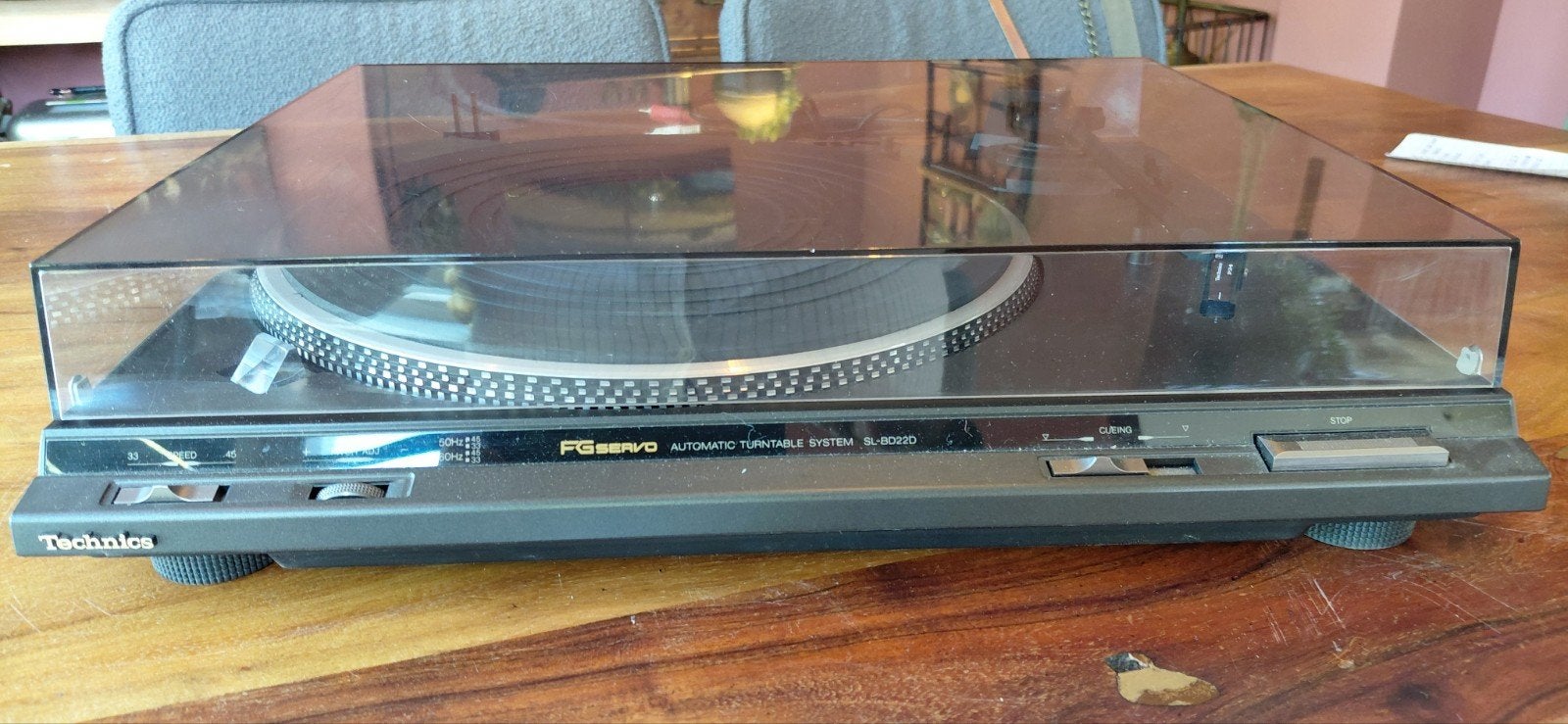 Platenspeler TECHNICS SL - BD 22D, Ophalen, Automatisch, Zo goed als nieuw, Platenspeler