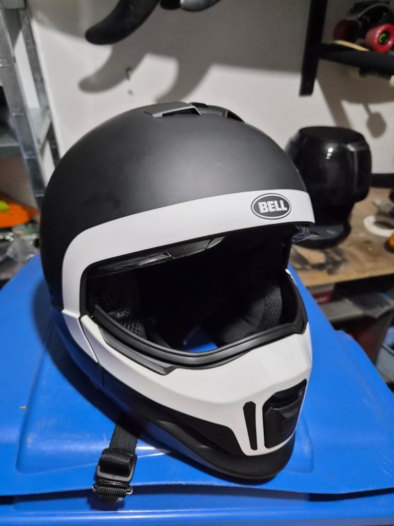 Bell Broozer motor helmet size M, Ophalen, Tweedehands, Integraalhelm, Overige merken