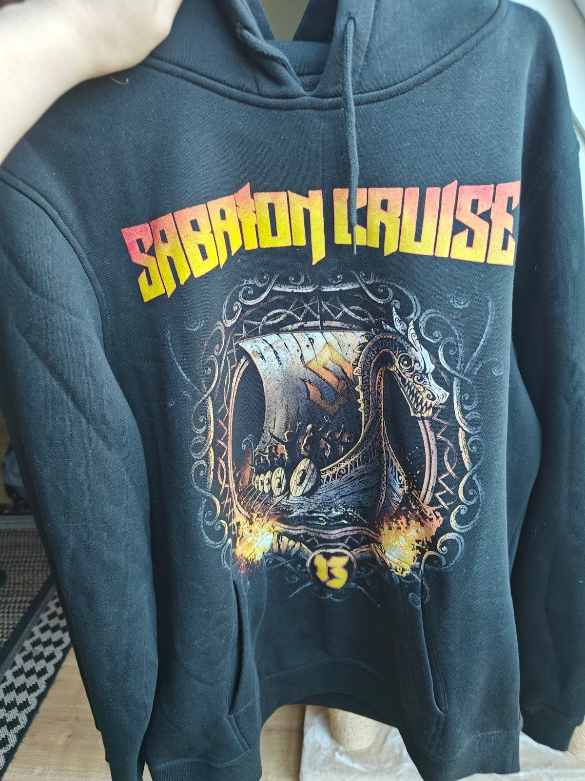 Official Sabaton Cruise 2023 Band Hoodie – Maat XXL, Meerkleurig, Sabaton Official, Nieuw, Overige maten