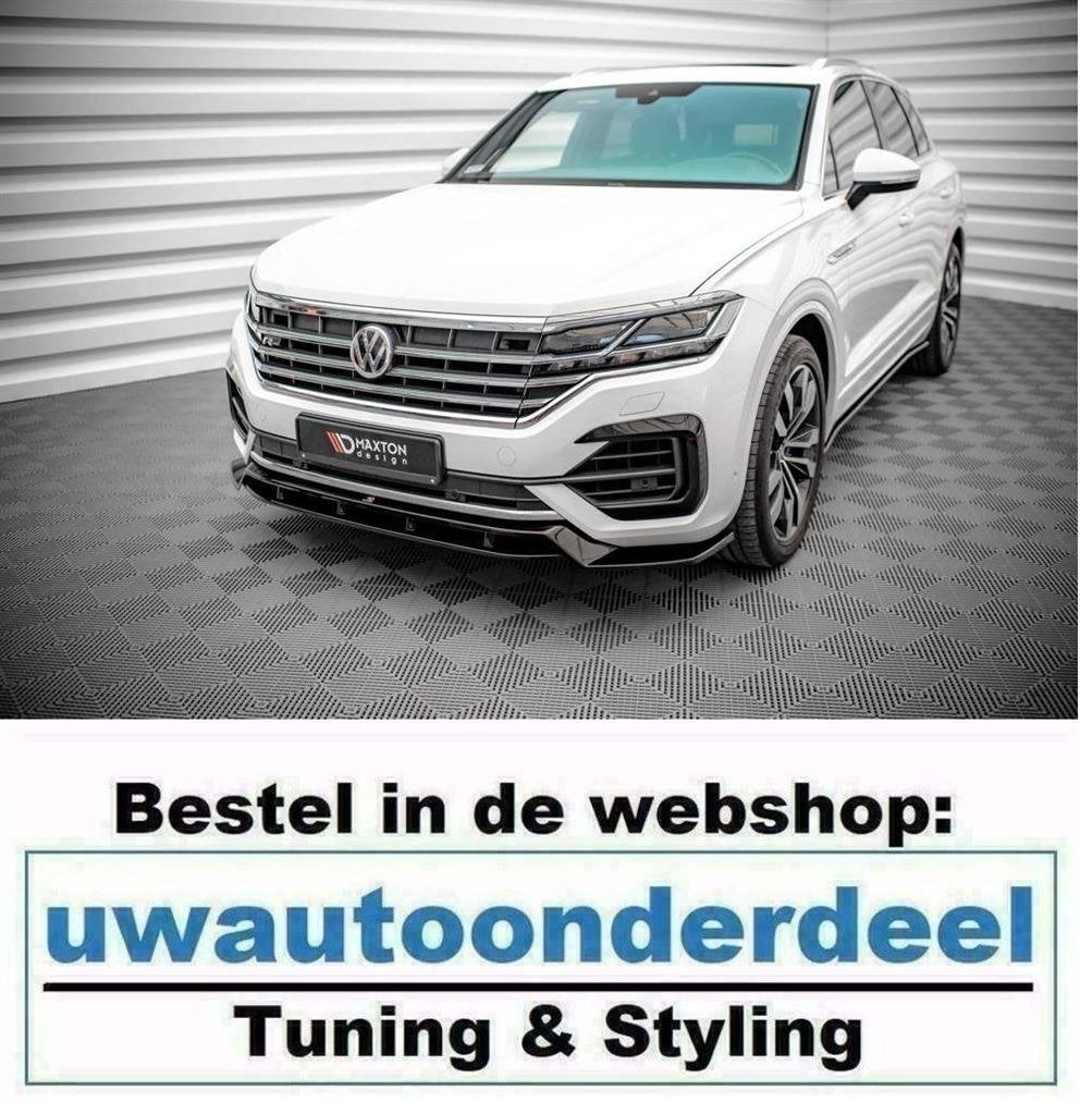Spoiler Lip Splitter Voor Volkswagen Touareg R Line Mk3, Verzenden, Automotive Parts, A.parts@hotmail.nl, Trasmolenlaan 12 3447 GZ Woerden