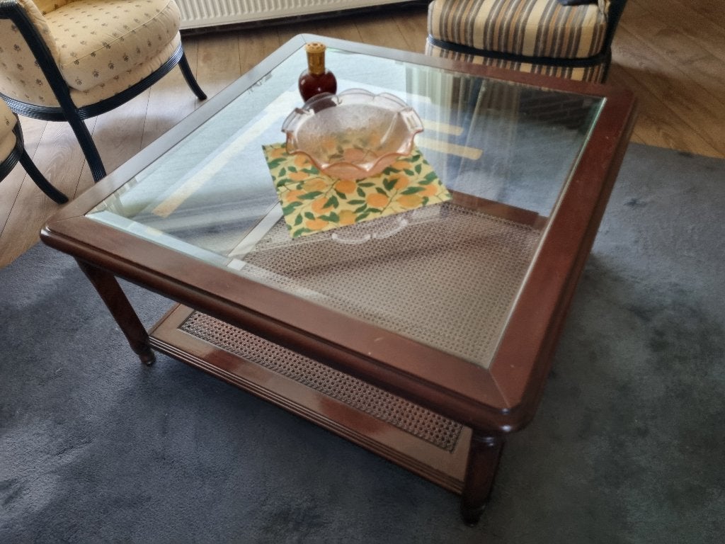 Nette kersenhouten salontafel, Ophalen, 50 – 75, 100 tot 150 cm, Klassiek/tijdloos