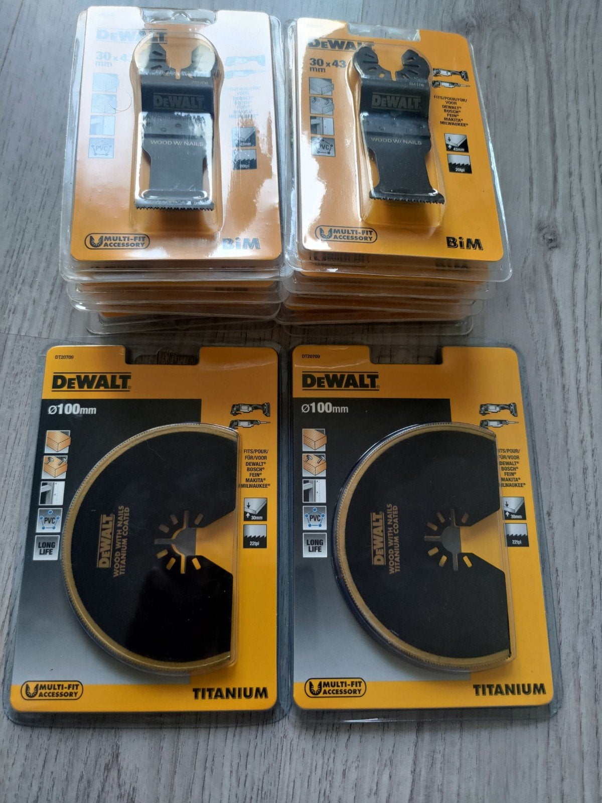 DeWalt Multi-Fit Accessoire Zaagbladen - ( 12 Stucks), Ophalen of Verzenden, Nieuw, Zaag, DeWalt