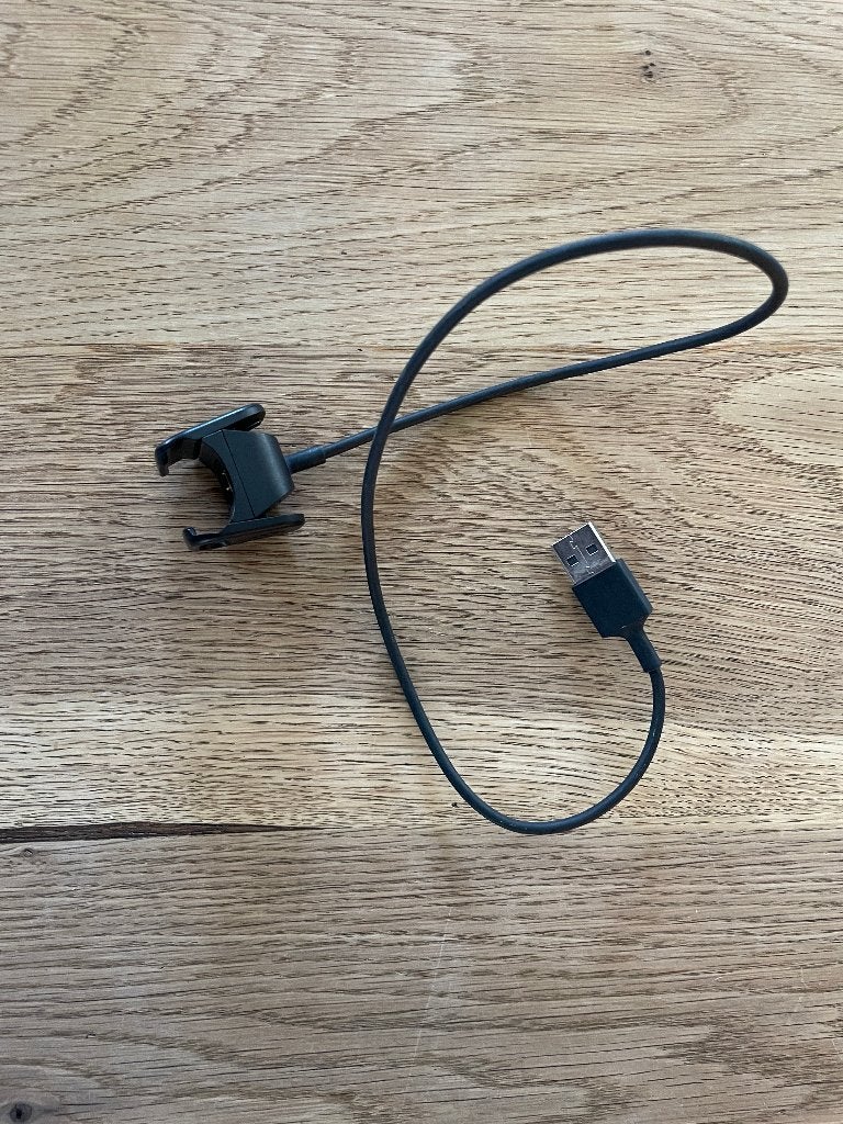 D274 Oplader Lader voor de Fitbit Charge 3 Oplaadkabel, Gebruikt, Zwart, Ophalen of Verzenden, Fitbit