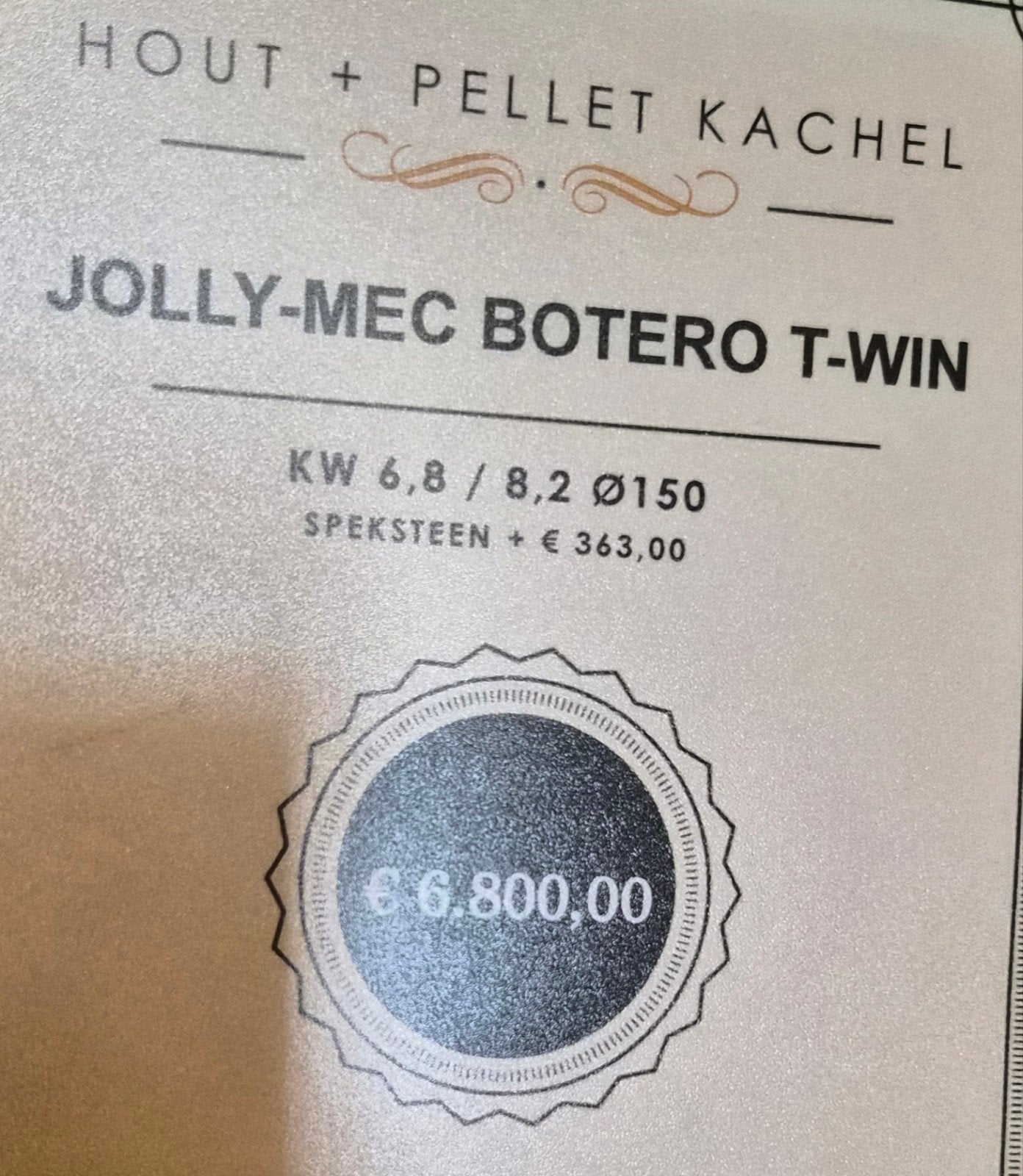Combi Pellet Houtkachel Hybride, Ophalen, Zo goed als nieuw, Hout, Houtkachel