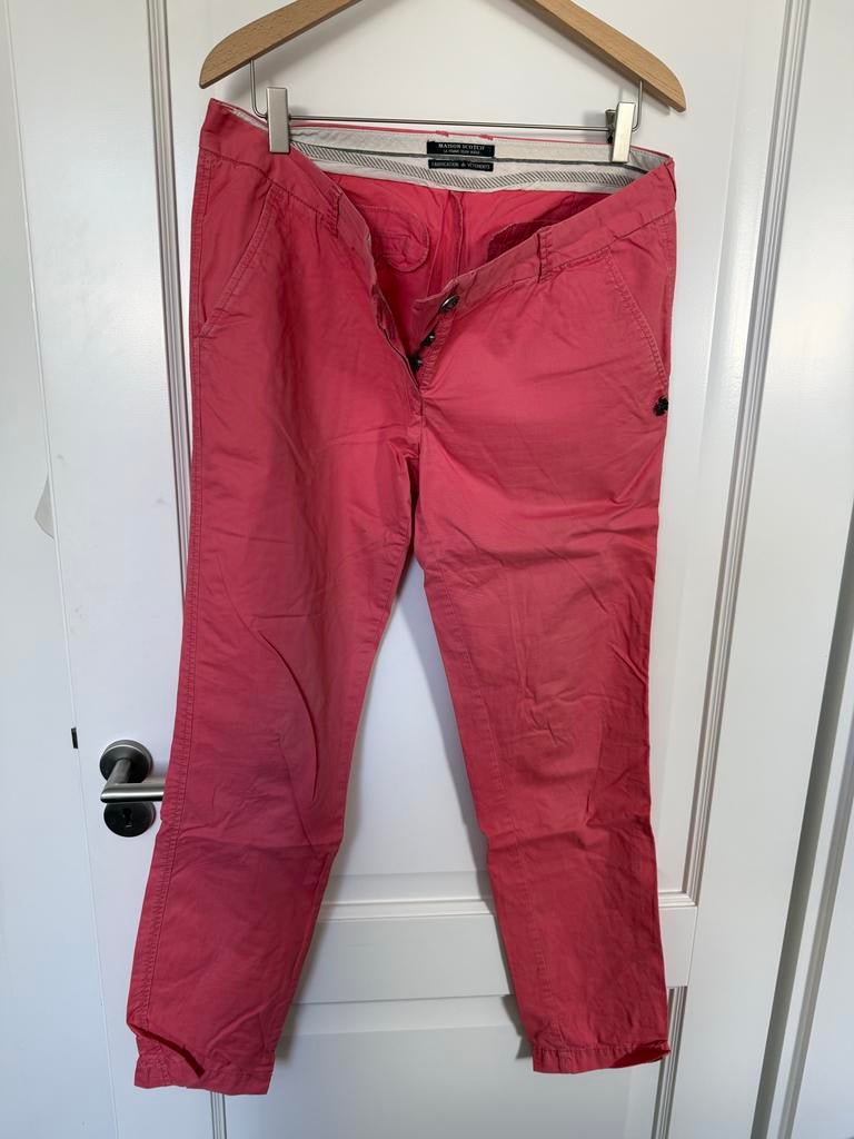 Scotch and Soda Dames Pantalon - Roze, Maat 38/40 (M), Ophalen of Verzenden, Roze, Lang