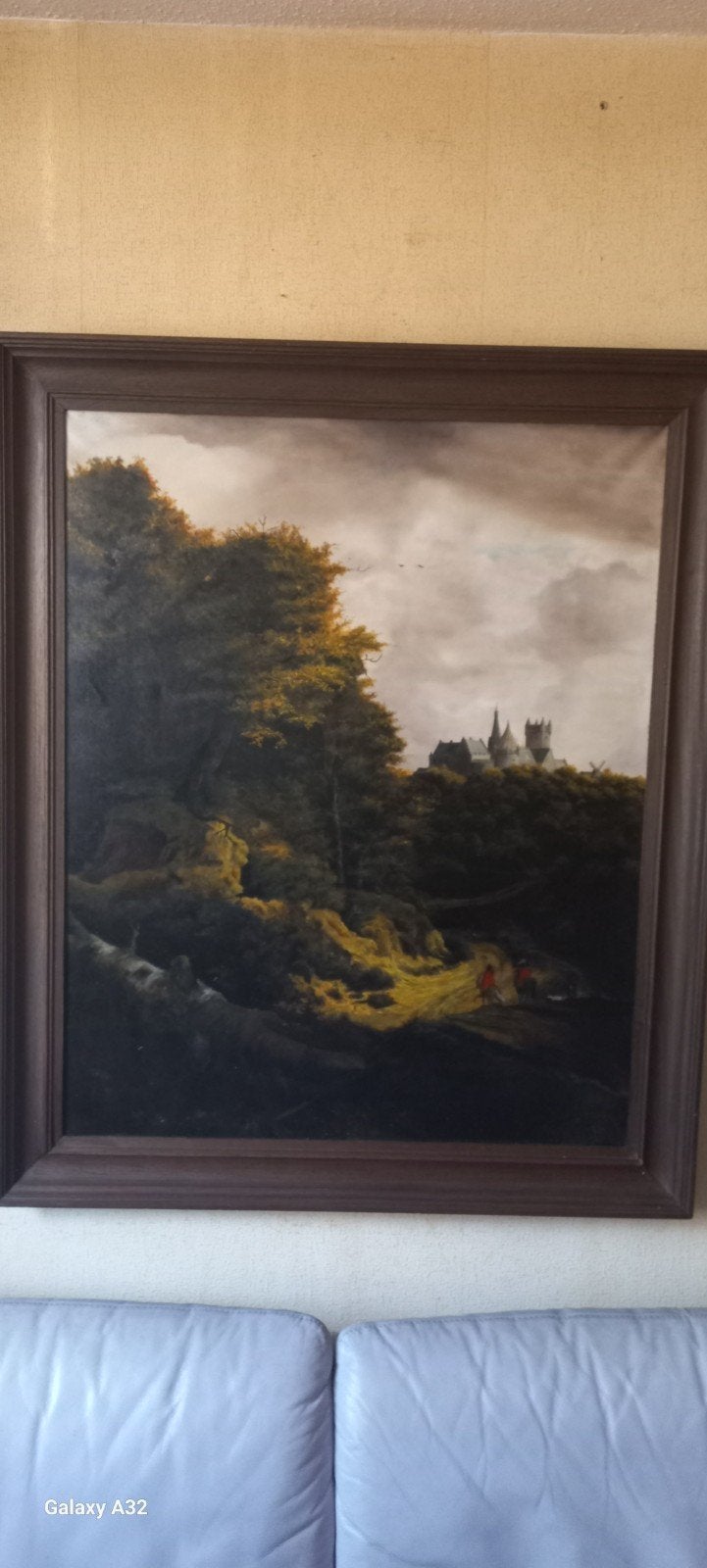 Schilderij Kasteel Bentheim, Ophalen