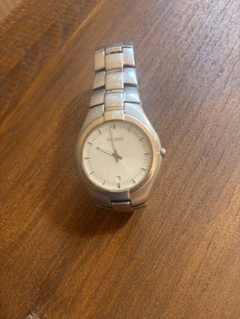 Pulsar heren horloge, Ophalen, Gebruikt, Staal, Polshorloge