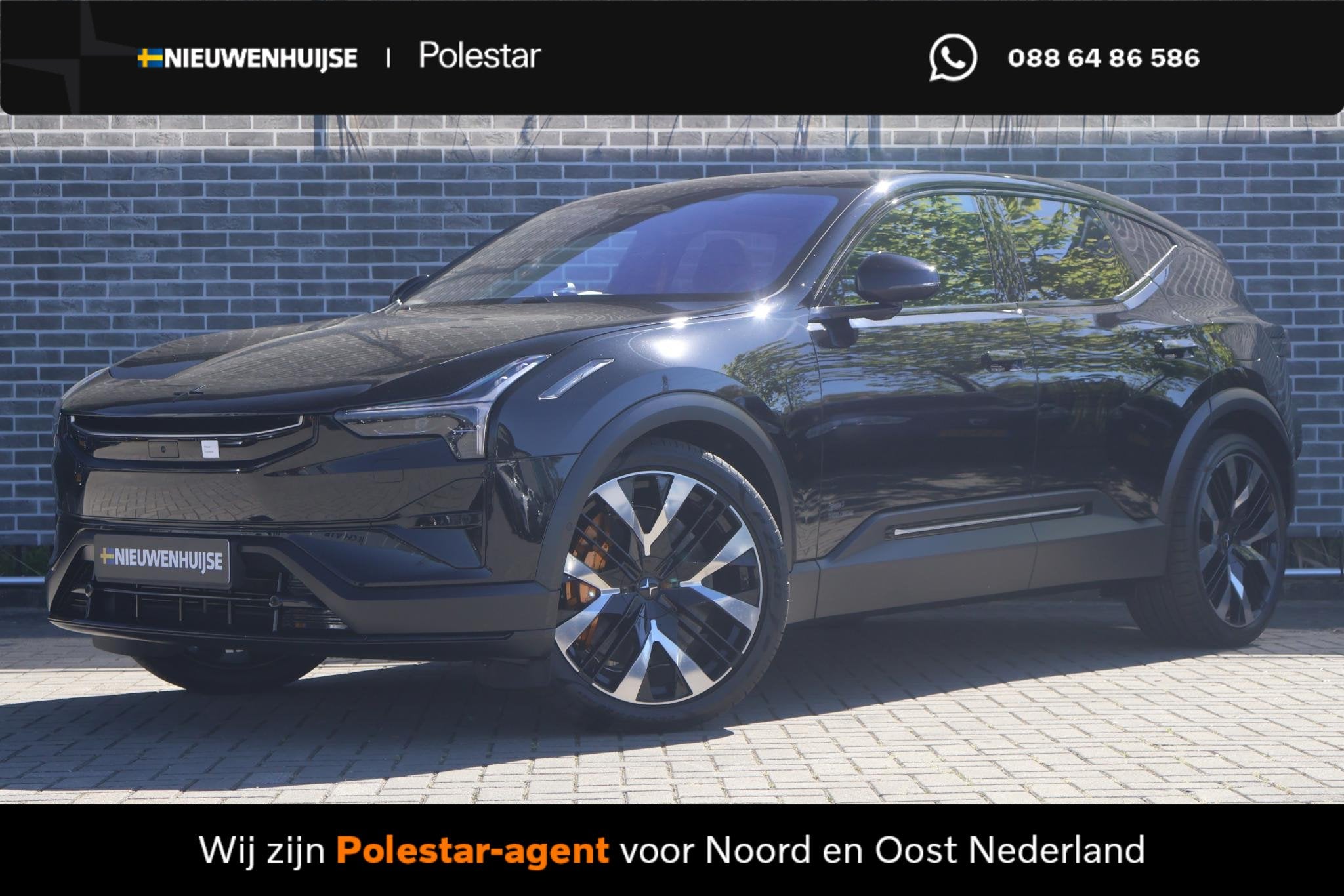 Polestar 3 Long range Dual motor Performance Pilot Plus 111, Auto's, Automaat, 660 min, Stof, Zwart