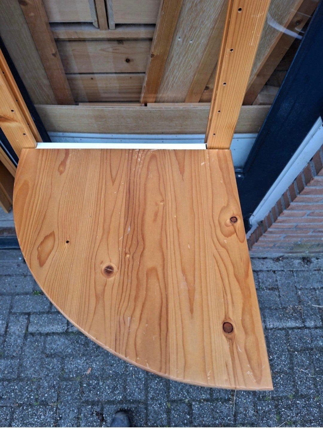 lundia Zwevende schappen kwart-rond 40 cm, Ophalen of Verzenden, By-henk, Info@by-henk.nl, Gerrit mouwweg 91 8075AH Elspeet