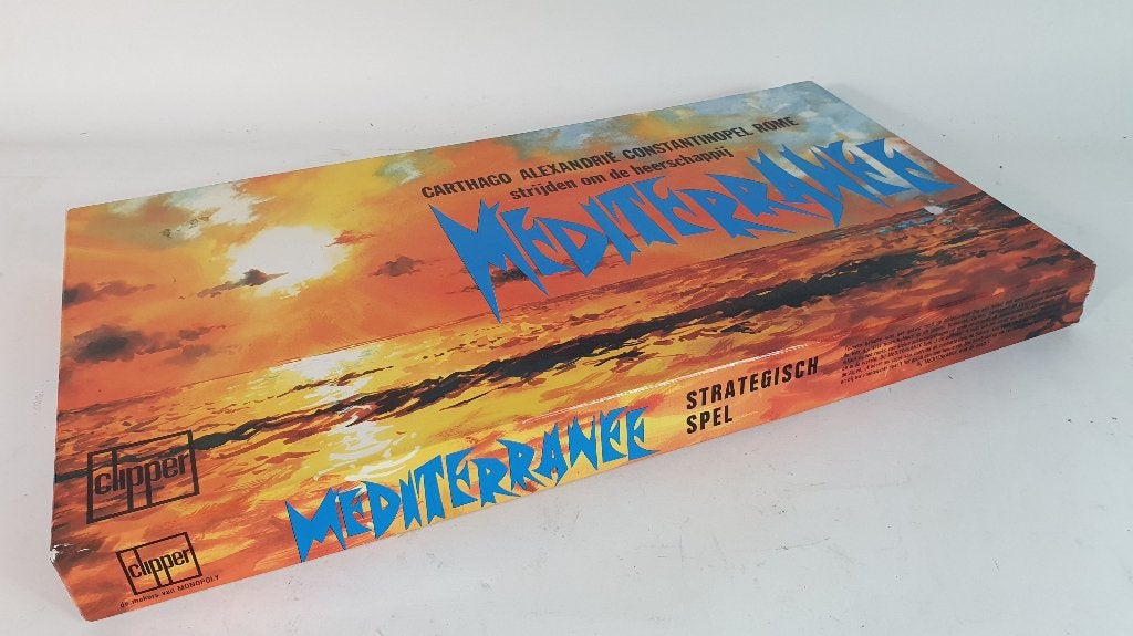 Mediterranee, vintage strategisch spel Clipper. 8C9, Tweedehands verkoop, Tweedehands verkoop, Gebruikt, Ophalen of Verzenden
