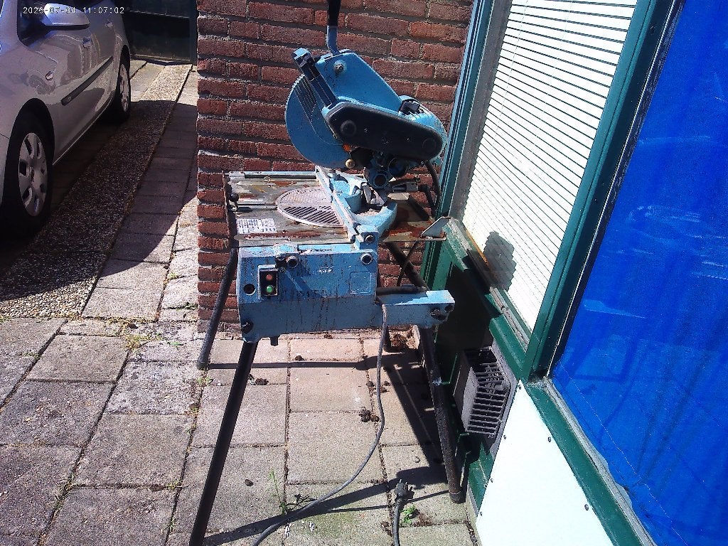 elu tgs171 flipoverzaag zie omschrijving, Doe-het-zelf en Verbouw, Ophalen, Gebruikt, Cirkelzaag, Elu