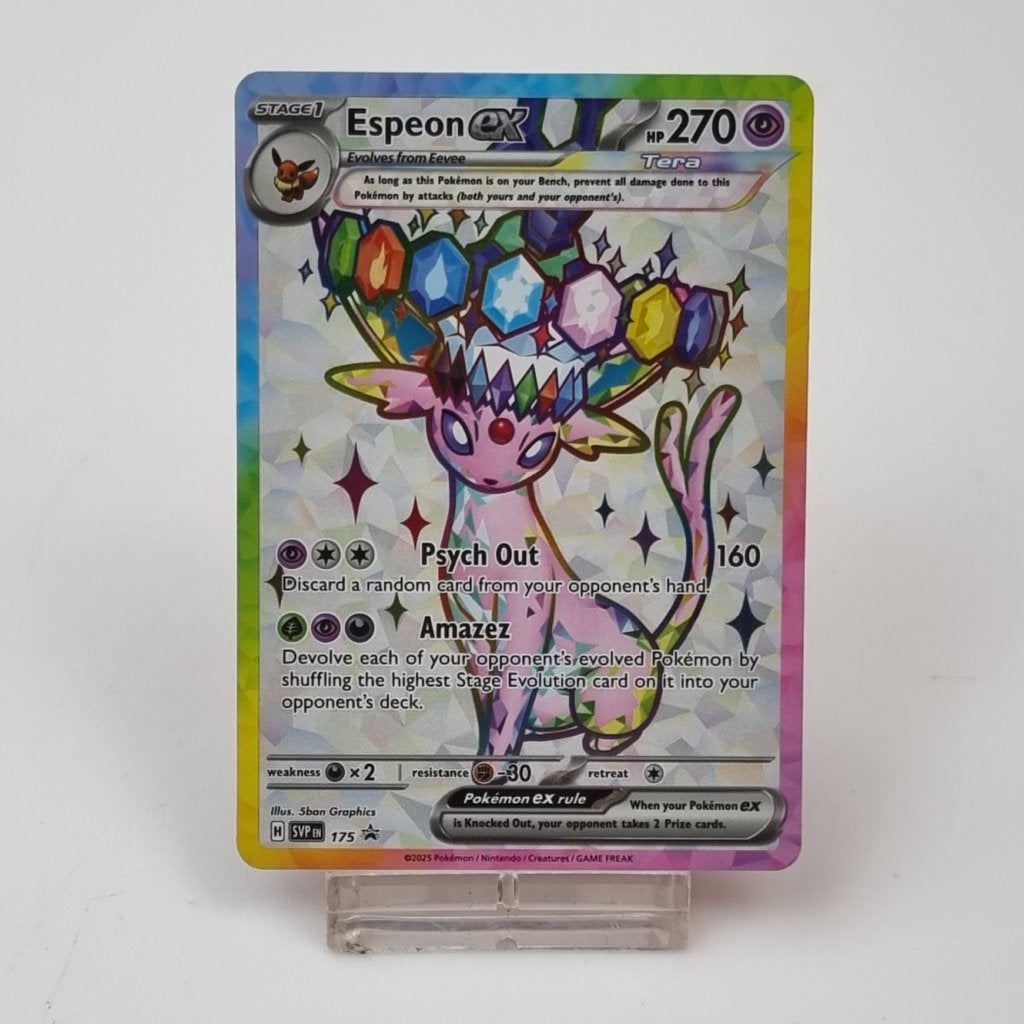 Pokemon Kaart: Espeon EX SVP 175, Zo goed als nieuw