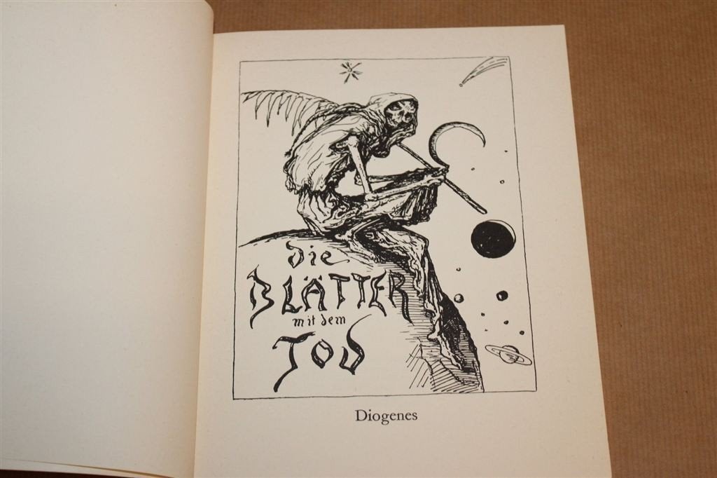 Die Blätter mit dem Tod — Alfred Kubin Prenten Dodendans, Ophalen of Verzenden, Gelezen