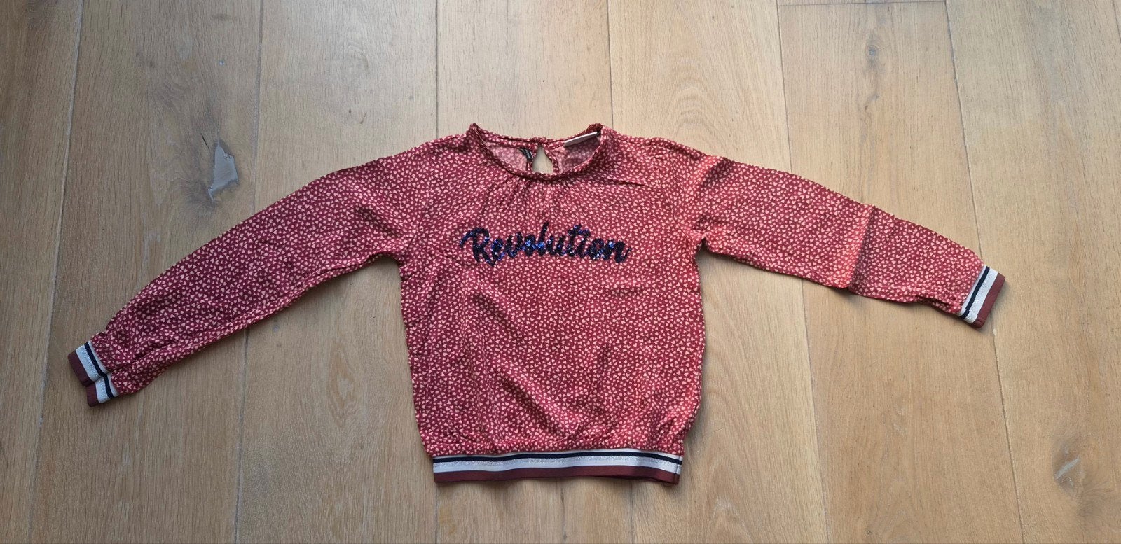 Donkerrode blouse Looxs Revolution 10sixteen maat 134-140, Gebruikt, Meisje, Looxs Revolution, Overhemd of Blouse