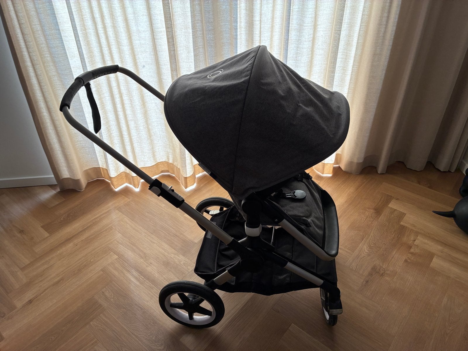 Bugaboo Fox Style Set Grijs Melange Combiwagen, Ophalen, Gebruikt, Bugaboo, Combiwagen