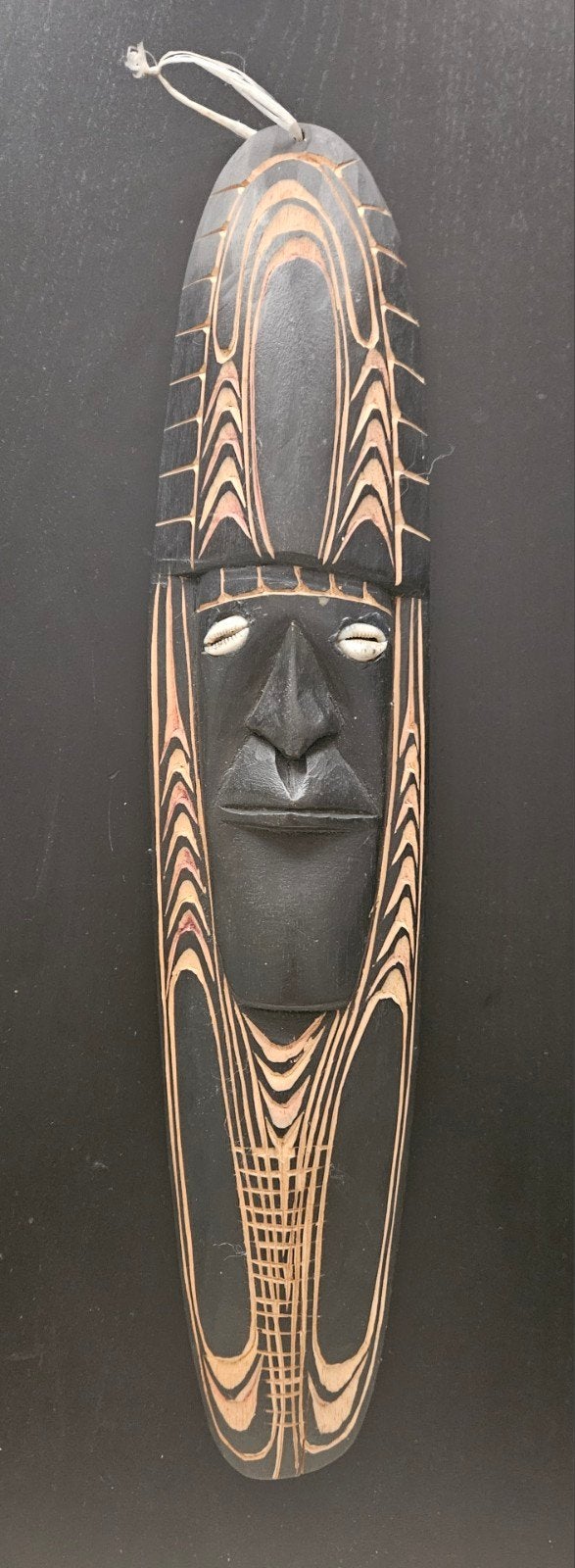 Decoratief houten masker - Papoea-Nieuw-Guinea, Antiek en Kunst, Hout, Gesneden, Masker, Papoea-Nieuw-Guinea