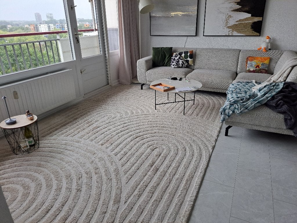 Vloerkleed groot Lova Arches Crème, Ophalen, Gebruikt, 200 cm of meer, 200 cm of meer