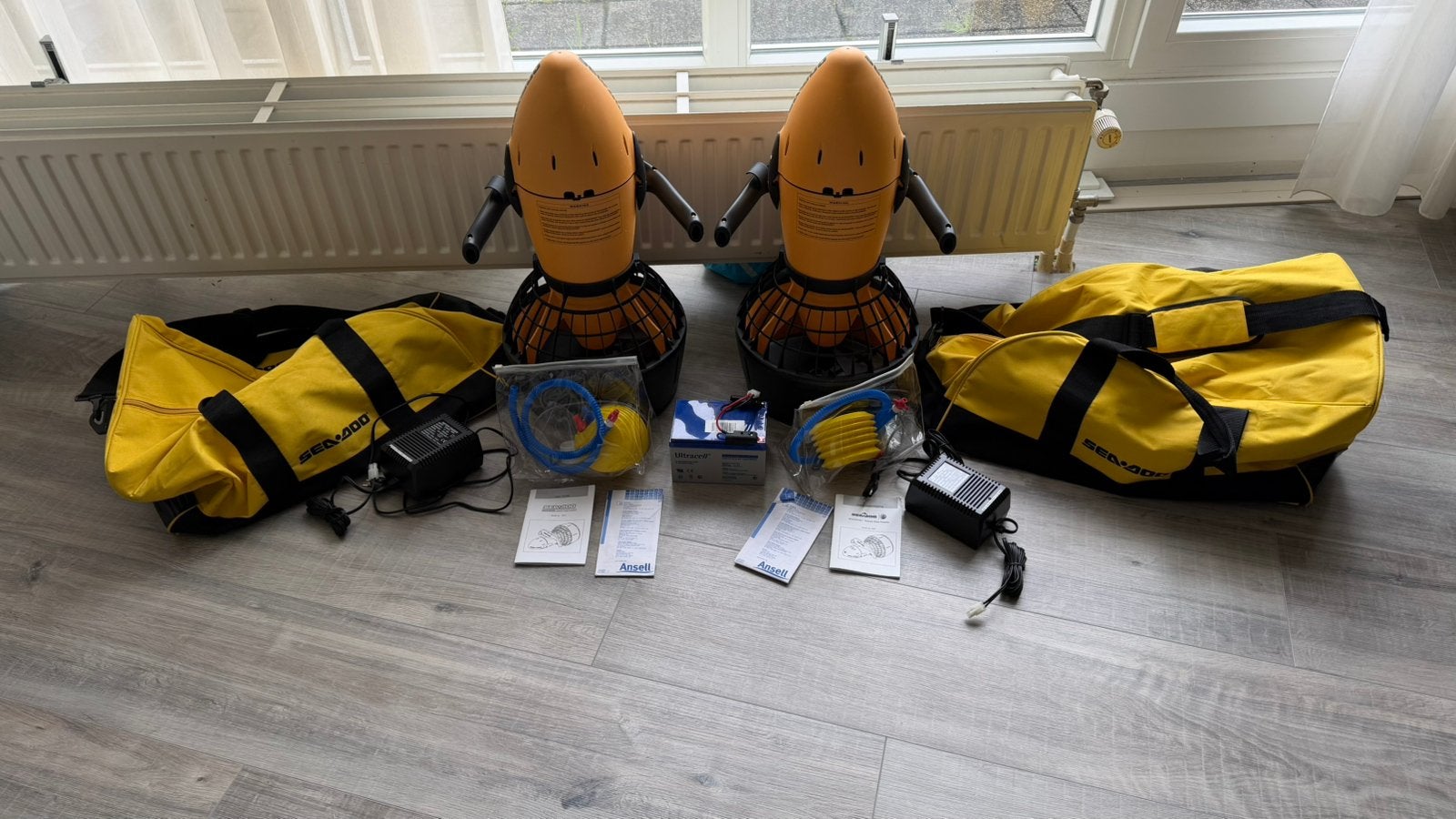 2x complete Seadoo onderwaterscooters!, Ophalen, Zo goed als nieuw, Trimvest of Wing