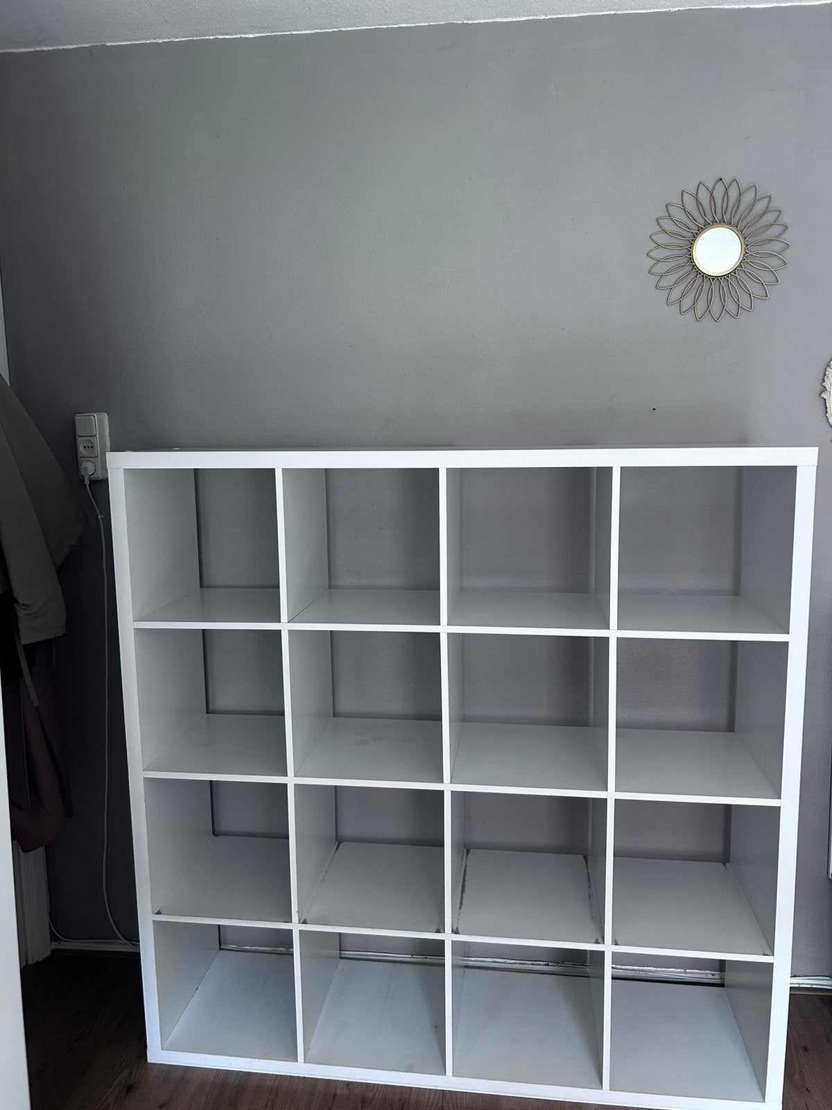 KALLAX kast 4 vakken, Ophalen, Met plank(en), Gebruikt, 100 tot 150 cm