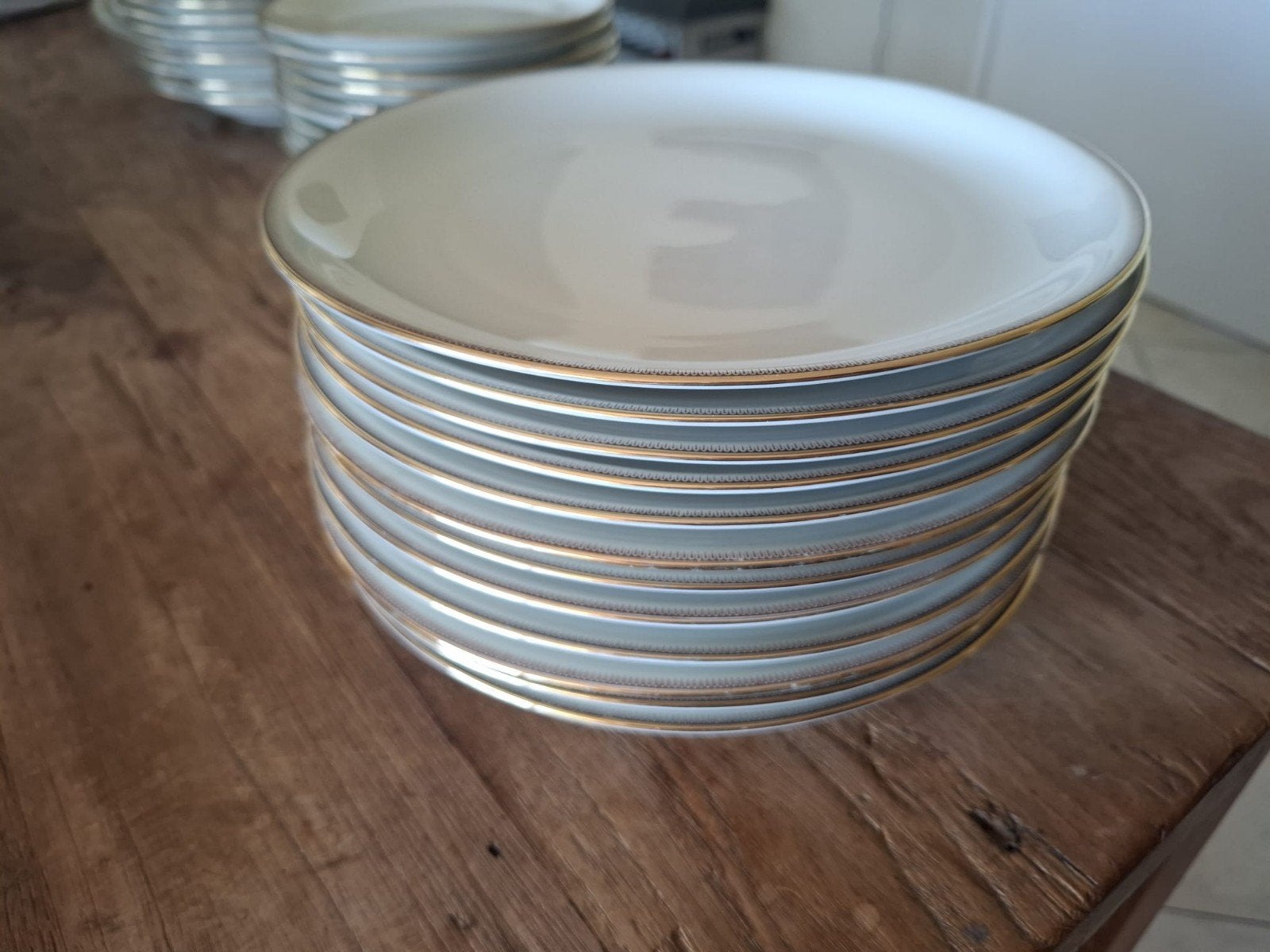 Eschenbach Bavaria Servies met Gouden Rand - Uitgebreide Set, Ophalen, Gebruikt, Overige merken, Klassiek