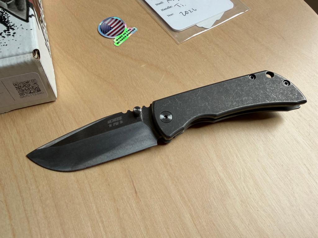 Nieuw McNees Knives PM Mac 2 3" Titanium Satin EDC Zakmes, Ophalen of Verzenden, Nieuw