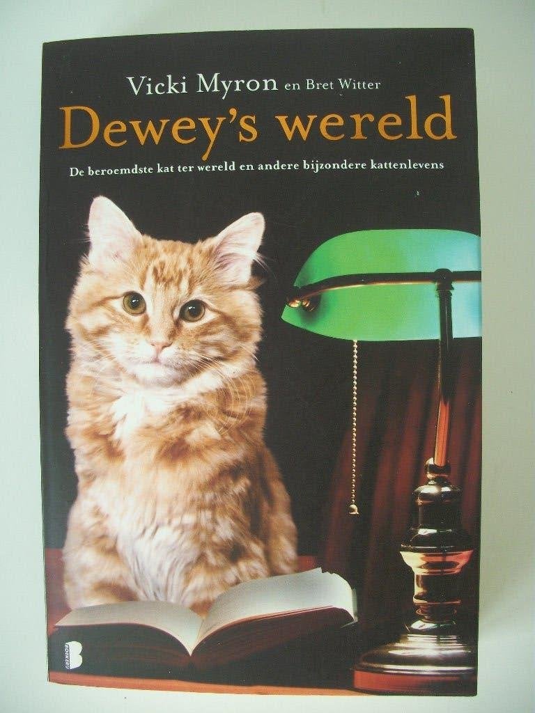 Dewey’s Wereld - Katten verhalen - Vicki Myron - netjes, Boeken, Ophalen of Verzenden, Zo goed als nieuw, Vicki Myron, Amerika