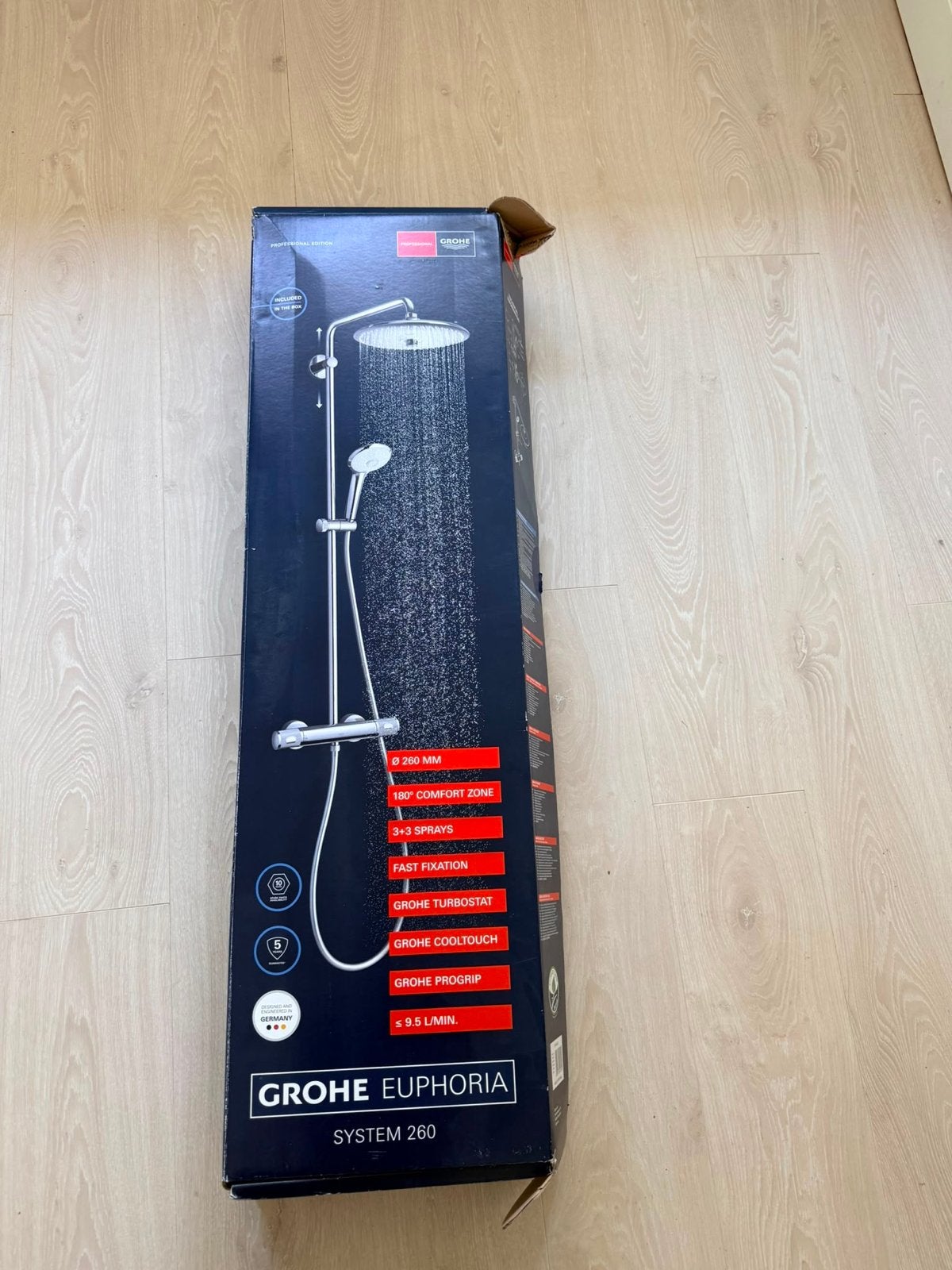 Grohe Euphoria System 260 Doucheset Chroom, Ophalen of Verzenden, Nieuw, Chroom, Douche