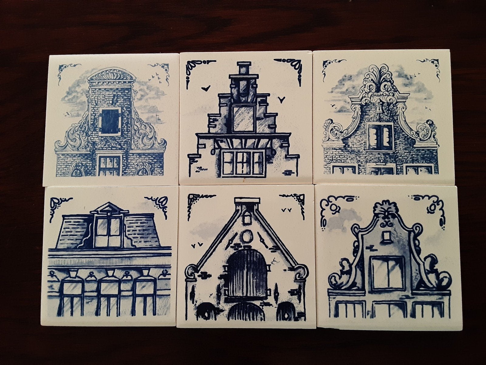 KLM Business Class Tegeltjes - Set van 6, Ophalen