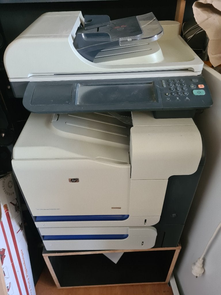HP Color LaserJet CM3530fs MFP, Computers en Software, Printers, Ophalen, Zo goed als nieuw, Hewlett Packard (HP), All-in-one