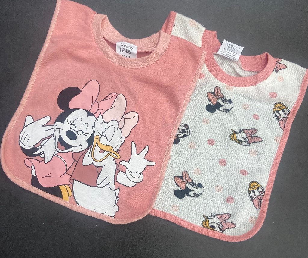 Set van 2 slabbers Disney Meiden, Kinderen en Baby's, Babykleding | Maat 62, Nieuw, Disney Baby, Setje, Verzenden