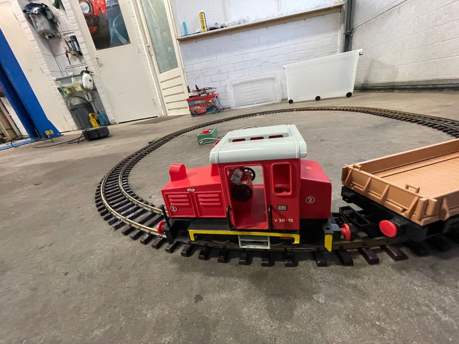 Playmobiel/LGB Treinset met locomotief, wagons en trafo, Ophalen of Verzenden