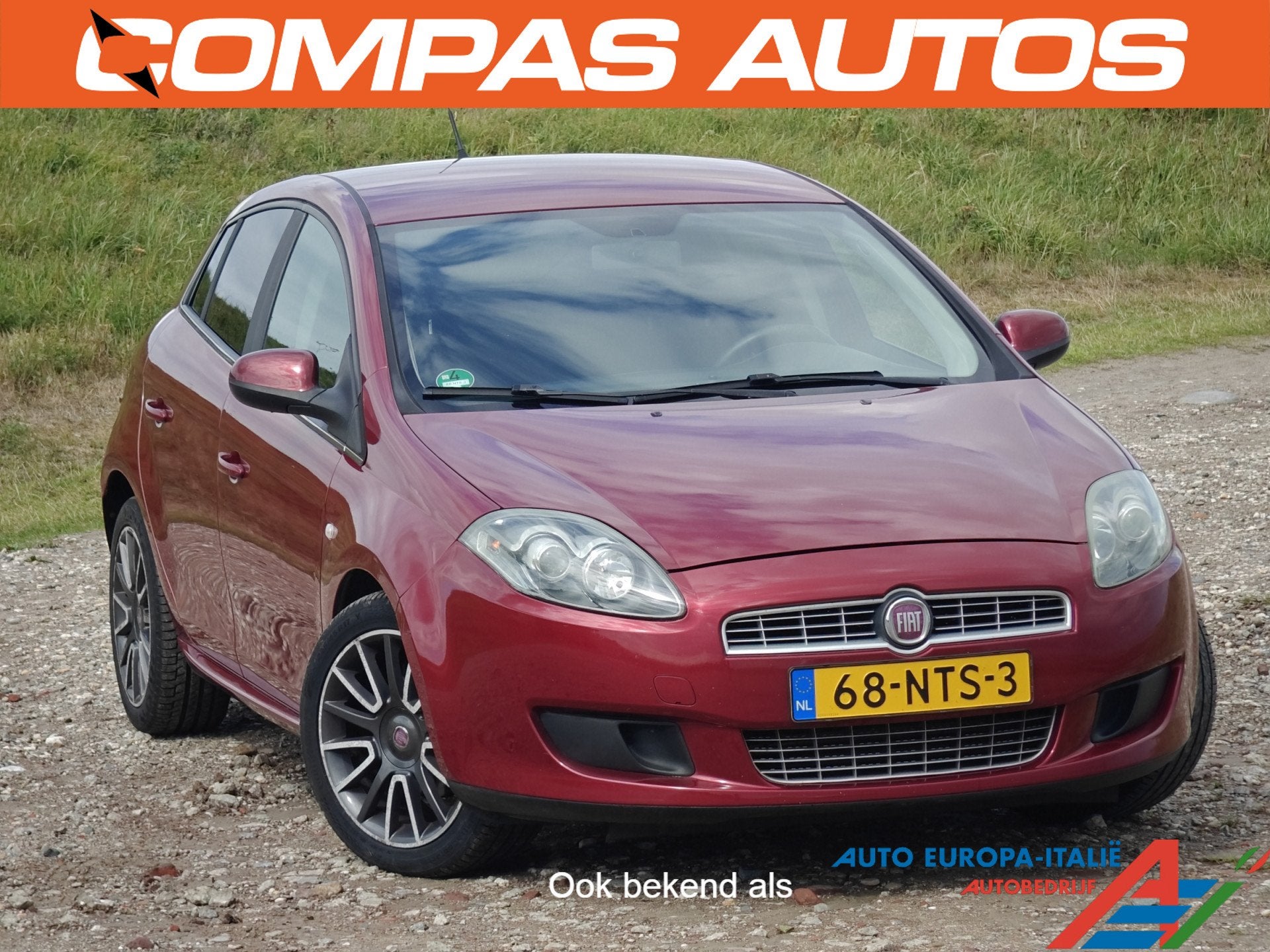 Fiat Bravo 1.4 T-Jet Dynamic | Sport interieur | Trekhaak, Auto's, Fiat, Voorwielaandrijving, Stof, Gebruikt, Zwart