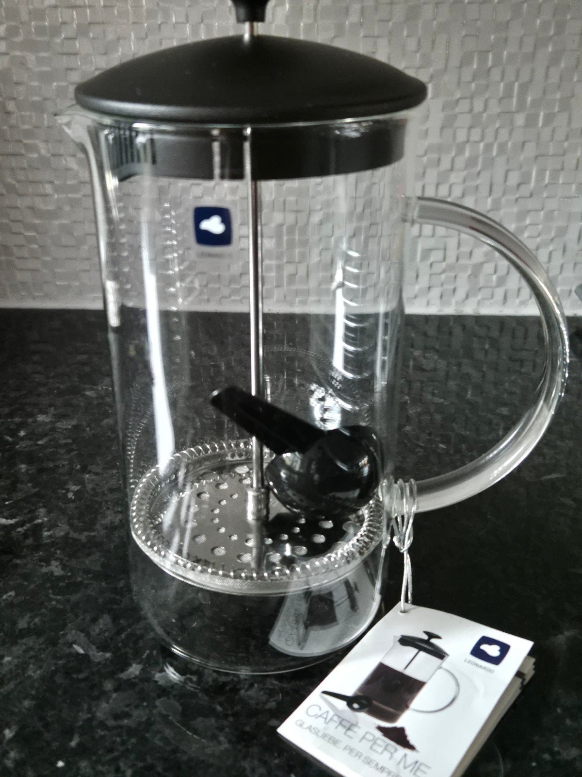 Leonardo Caffè Per Me French Press - Nieuw, Ophalen, Overige modellen, Nieuw, Gemalen koffie