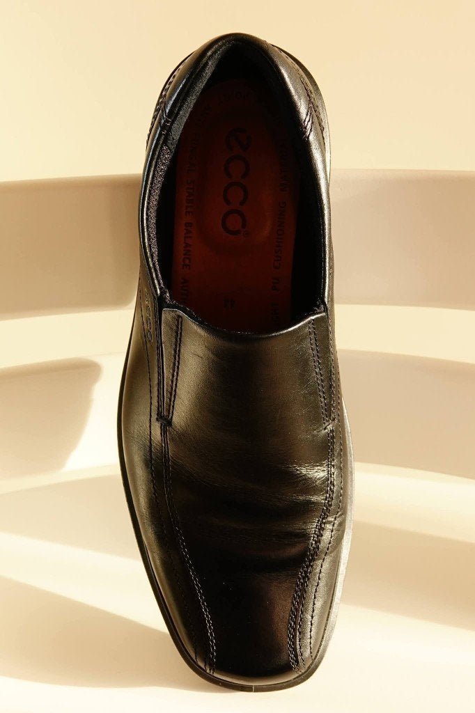 Ecco  zwarte herenschoenen,maat 44, Ecco, Zwart, Overige typen, Ophalen of Verzenden