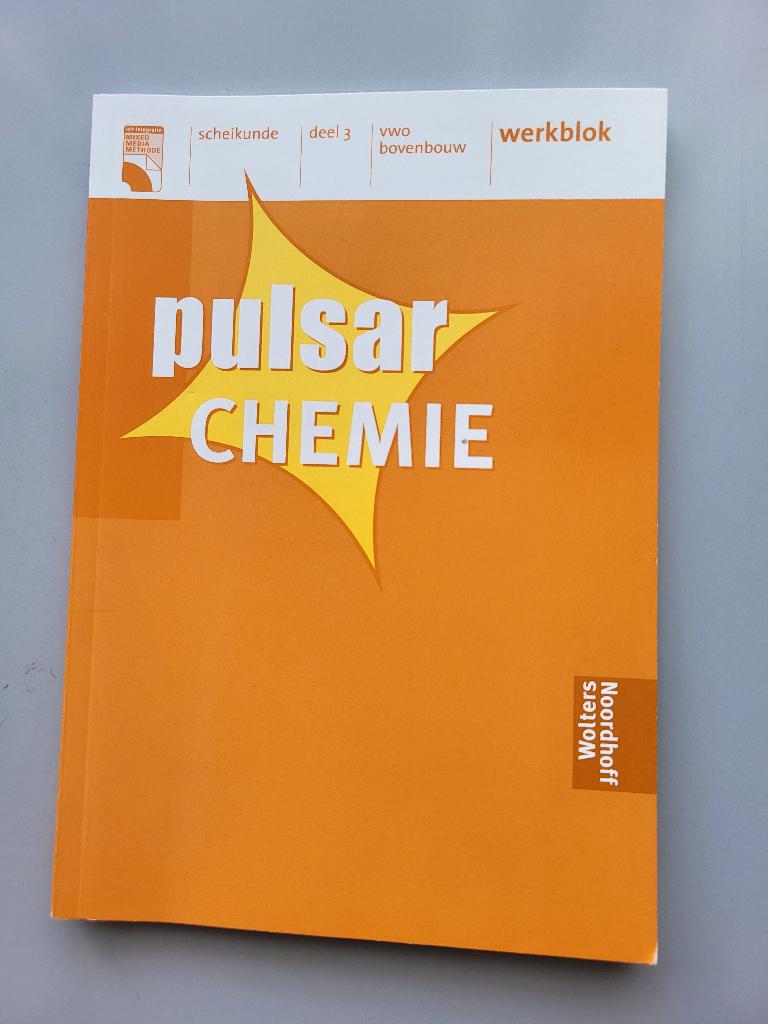 Pulsar chemie.        Scheikunde deel 3, vwo bovenbouw., Boeken, Schoolboeken, Ophalen of Verzenden, Gelezen, VWO, Scheikunde