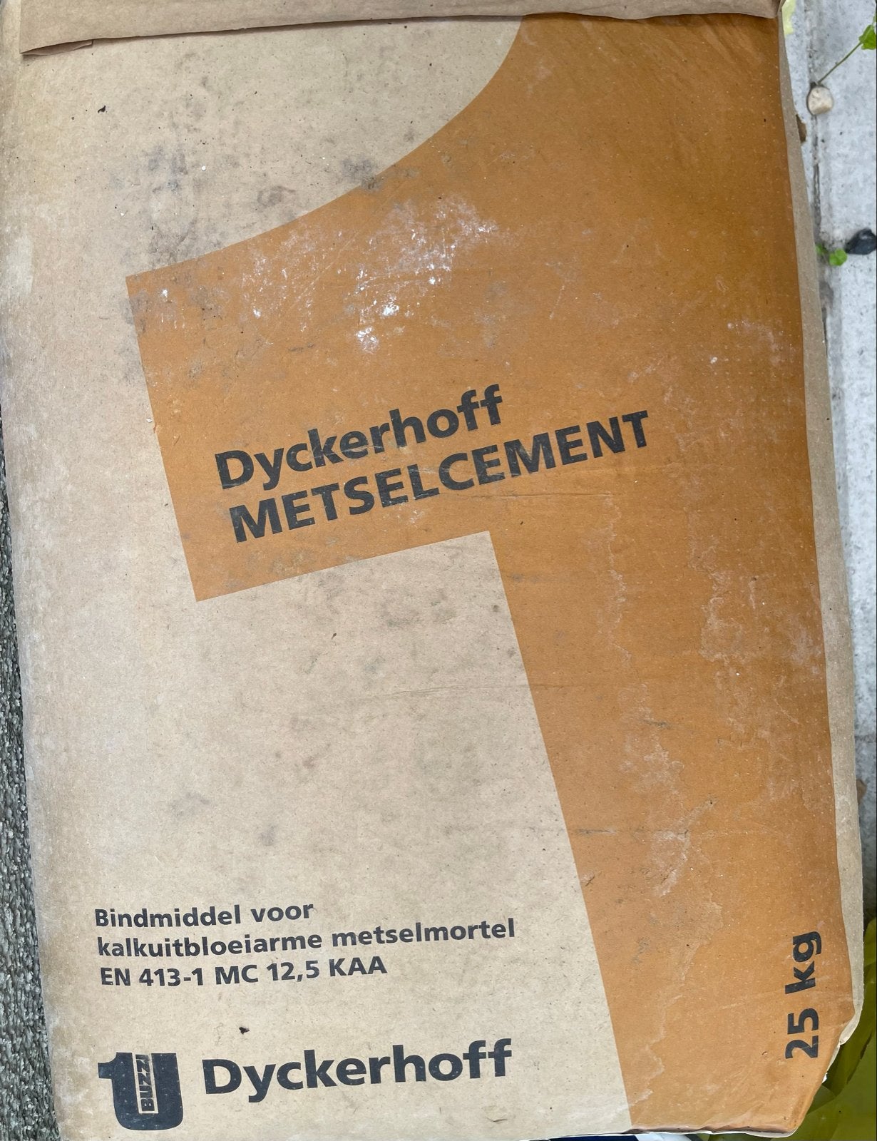 Dyckerhoff Metselcement 25 kg - Kalkuitbloeiarme mortel, Ophalen, Nieuw