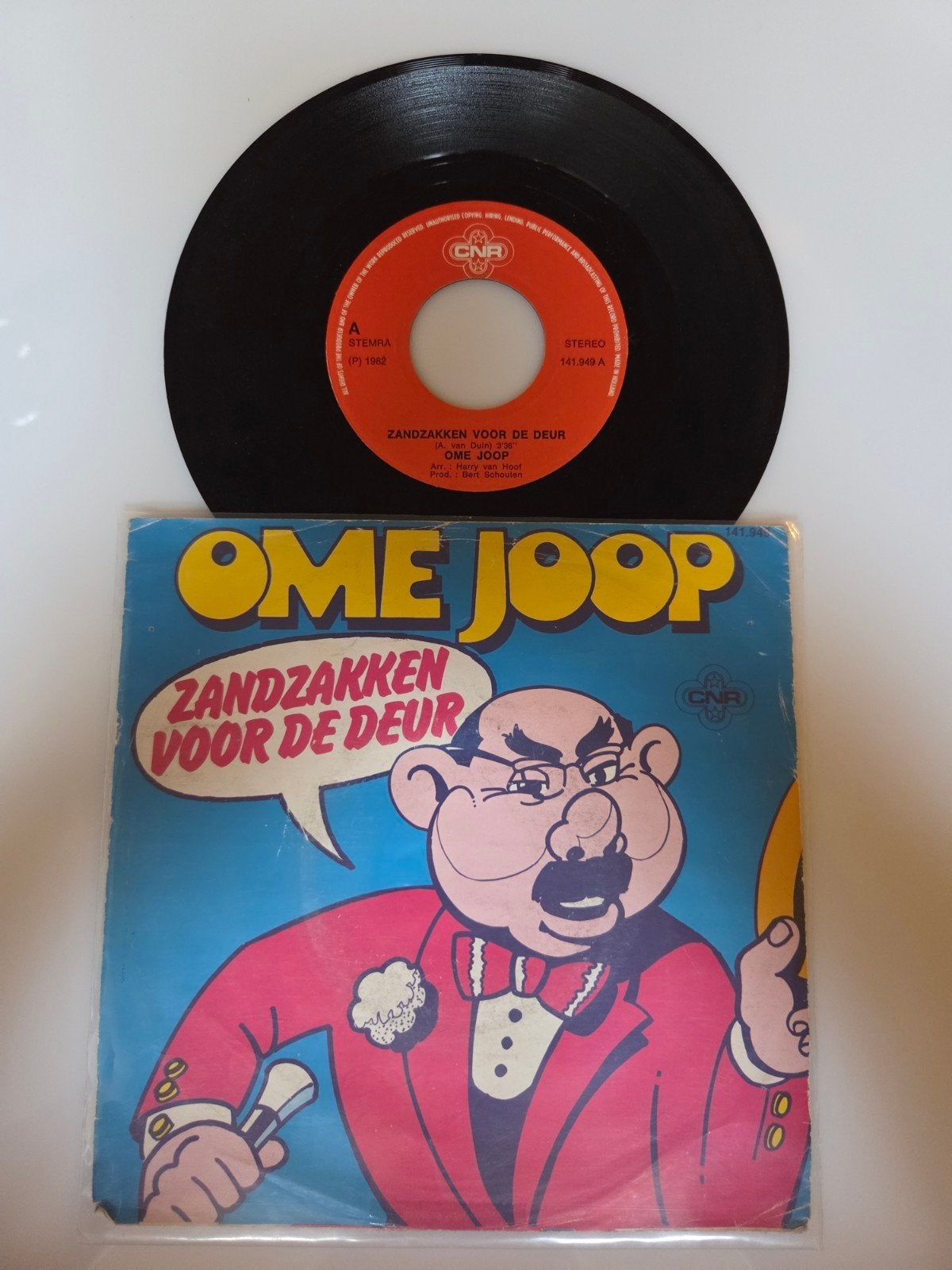 Ome Joop - Zandzakken voor de deur, Ophalen of Verzenden, Gebruikt, 7 inch, Nederlandstalig