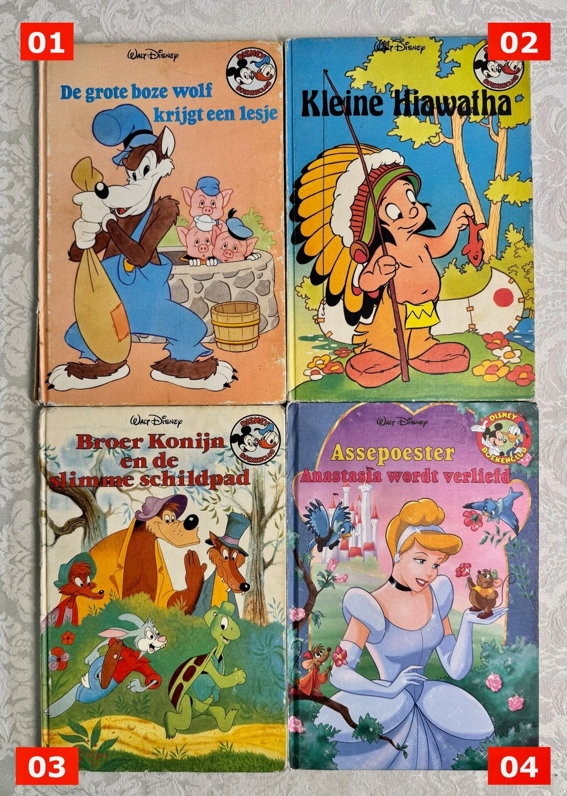 Kinderboekjes allerlei van Walt Disney., Ophalen of Verzenden, Gelezen, Sprookjes