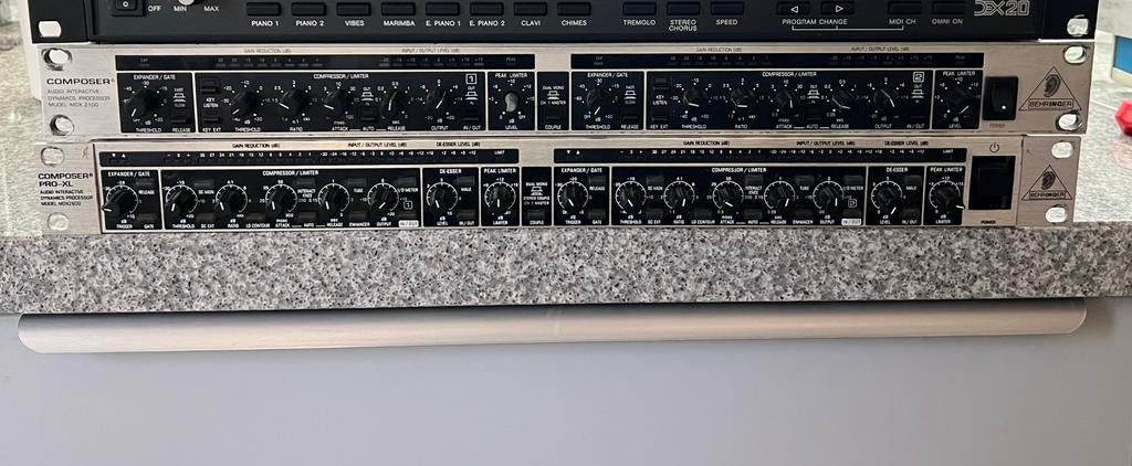 2 behringer compressor (composer xl), Ophalen of Verzenden, Zo goed als nieuw, Compressor