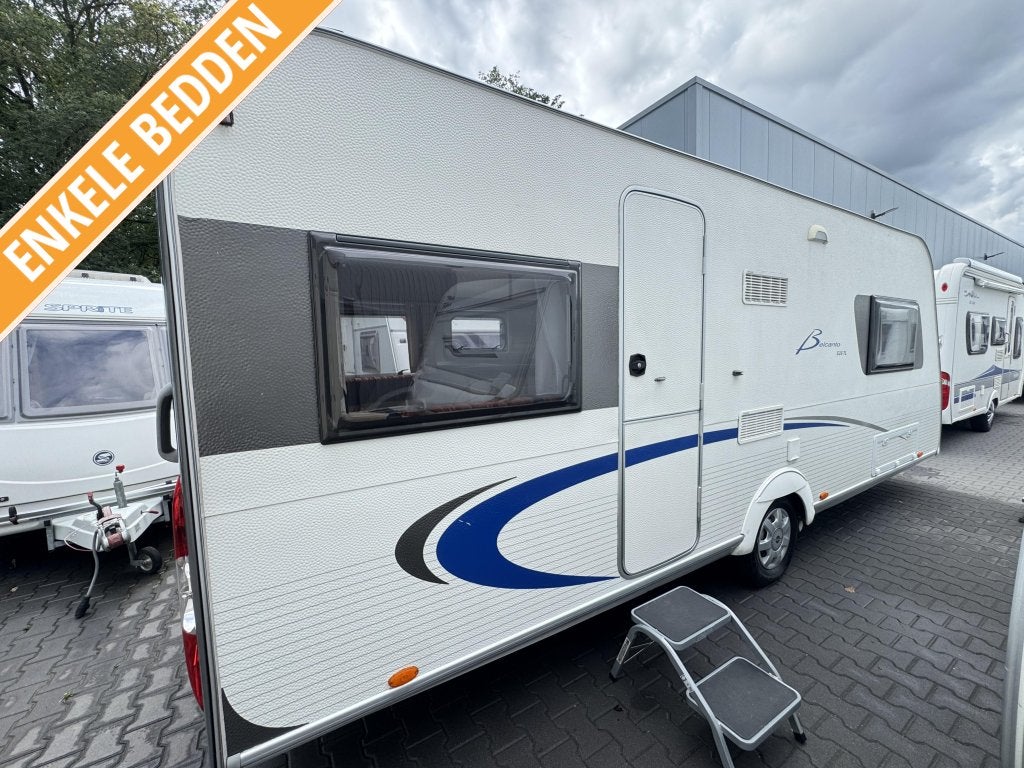 Bürstner Belcanto 535 TL / aparte bedden / voortent, Caravans en Kamperen, Caravans, Rondzit, Schokbreker, Bedrijf, Bürstner