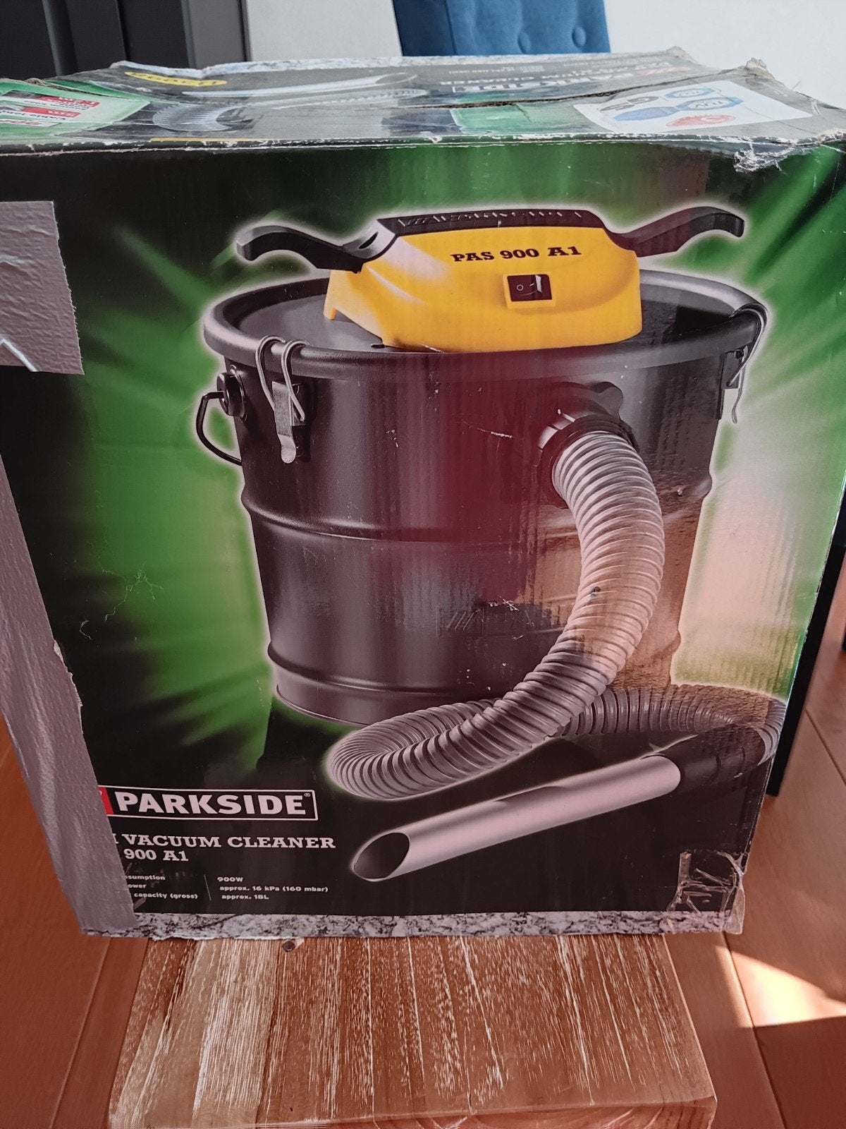 Parkside vacuüm cleaner / stofzuiger, Witgoed en Apparatuur, Ophalen, Overige merken, Gebruikt, Industriële stofzuiger
