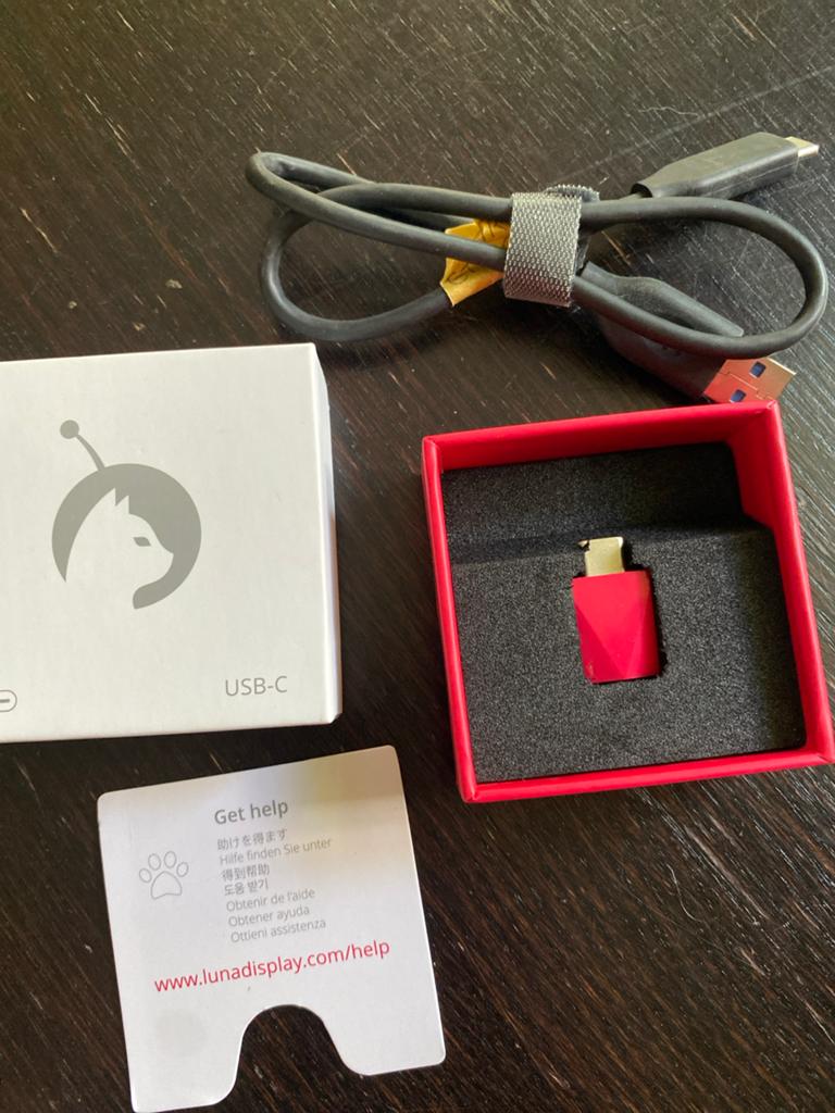 Luna Display USB-C Adapter voor Mac/Windows, Ophalen of Verzenden, Zo goed als nieuw