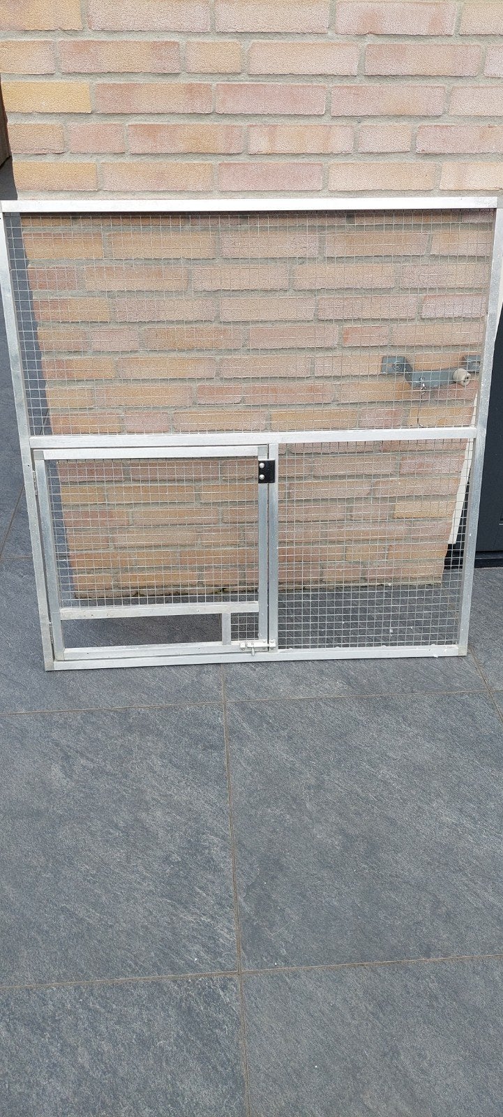 voliere deel met klein deurtje, Dieren en Toebehoren, Ophalen, Gebruikt, Aluminium, Volière