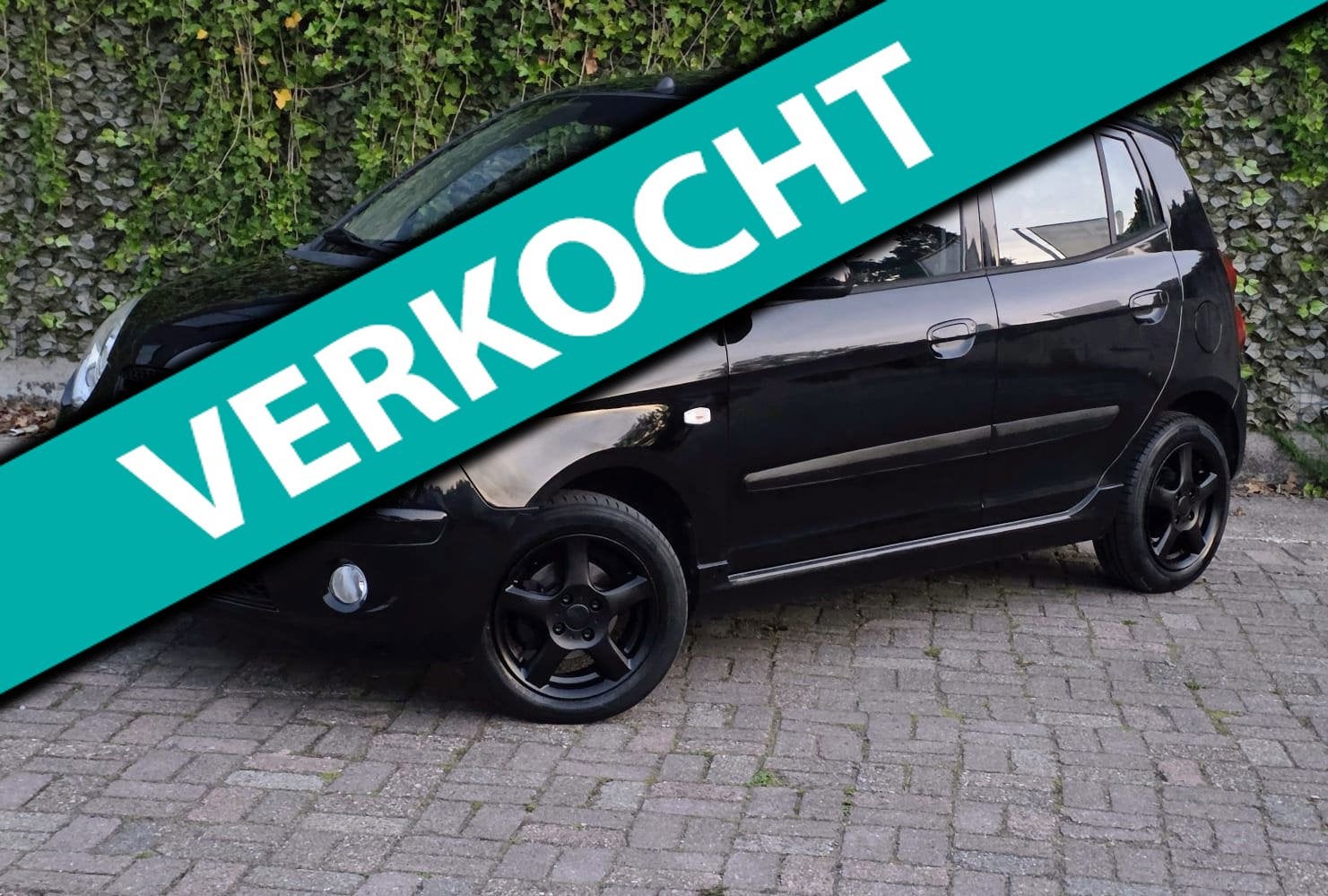Kia Picanto 1.0 Seven NW APK Werkend Airco 5Deurs Sport velg, Auto's, Stof, Zwart, 4 cilinders, 400 kg