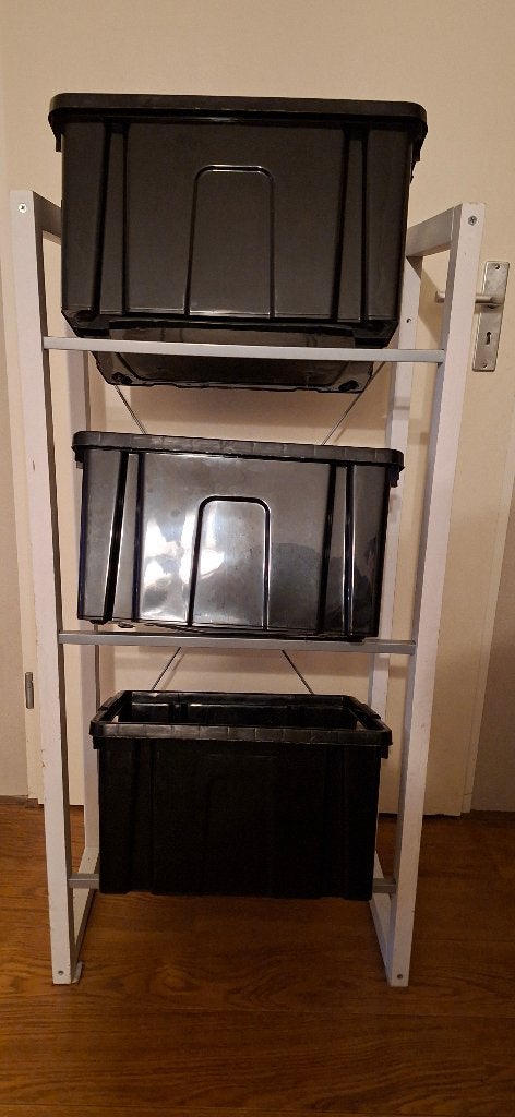 Kratrekken  + kratten, Ophalen, 40 tot 60 cm, Minder dan 35 cm, Minder dan 50 cm
